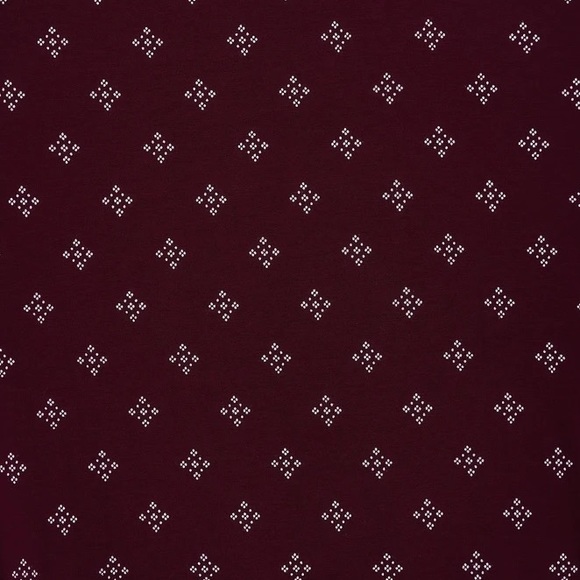 🍷Latched Mama🍷 Drawstring Nursing Dress in Merlot Motif - Picture 6 of 7